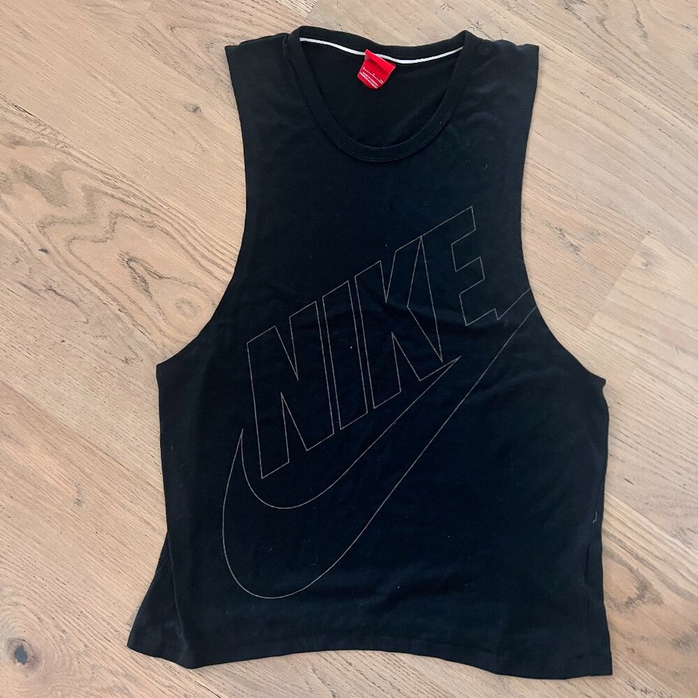 NIKE Black Muscle Tank - Picture 2 of 4